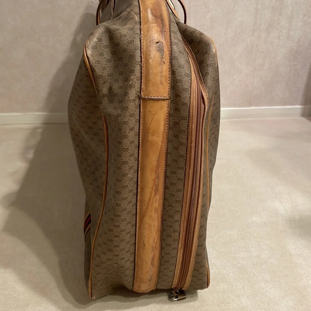 GUCCI VINTAGE large suitcase - Picture 3 of 16